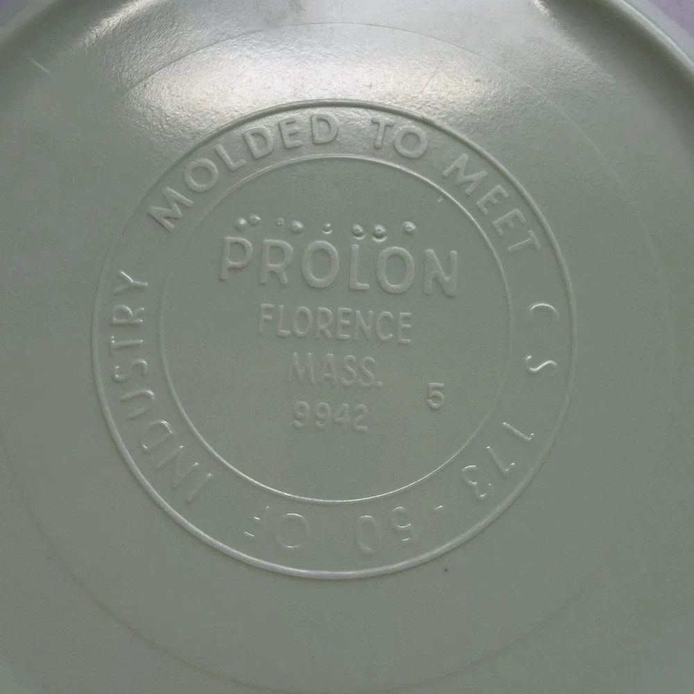 Vintage Prolon Ware Melamine Mint Dessert Fruit Stacking Bowls‎ USA 5.5
